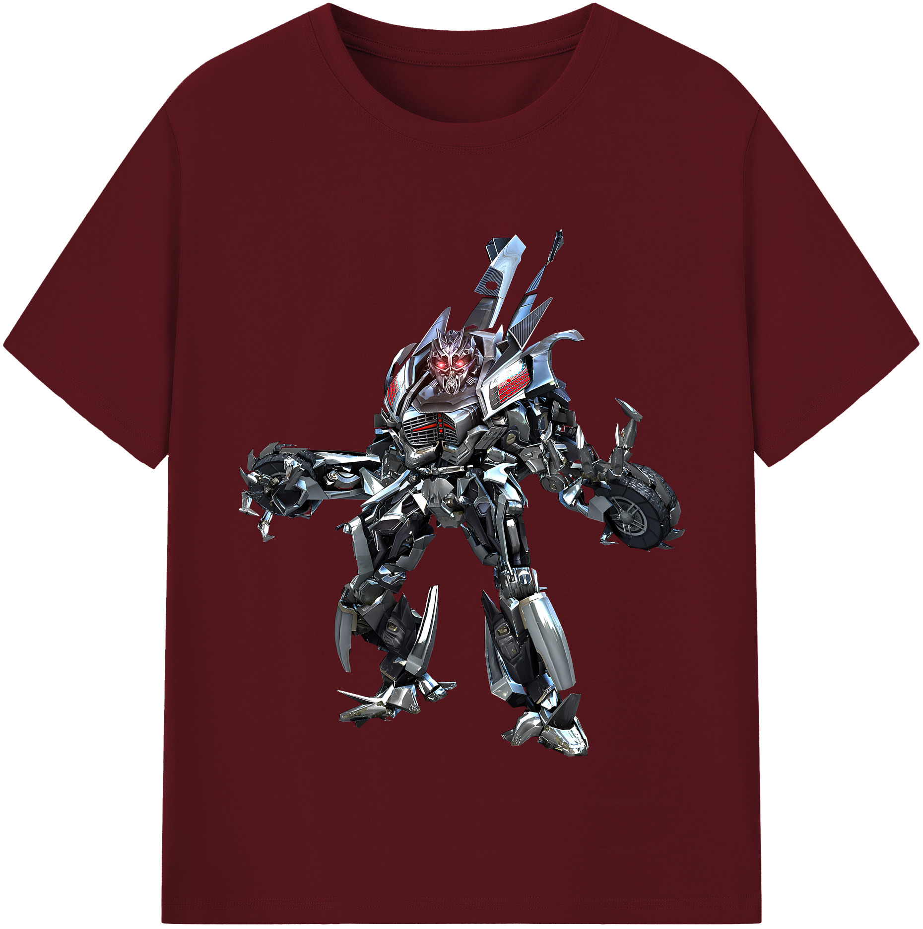 （画像用） Transformers トランスフォーマー 綿100％半袖Tシャツ（フロントプリント）